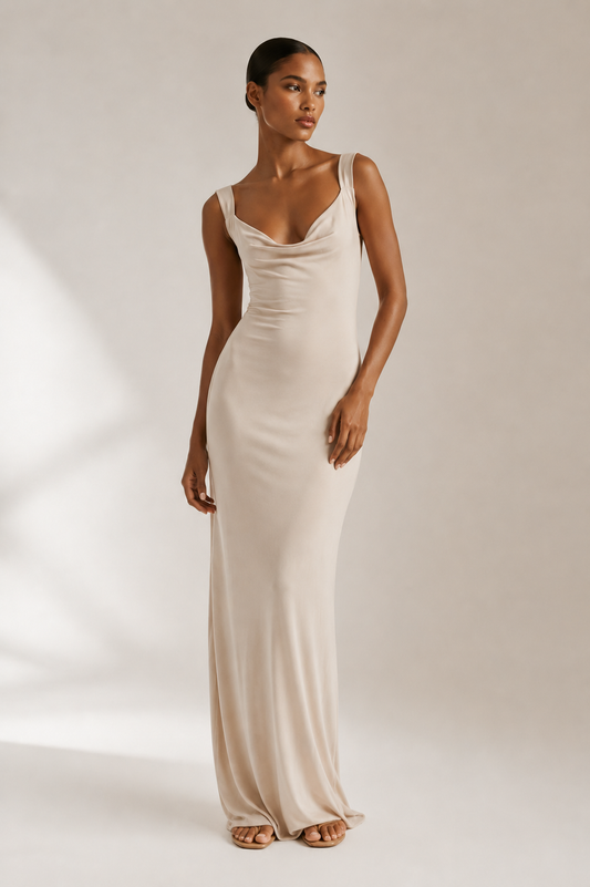 The Noir Dress (Ivory)