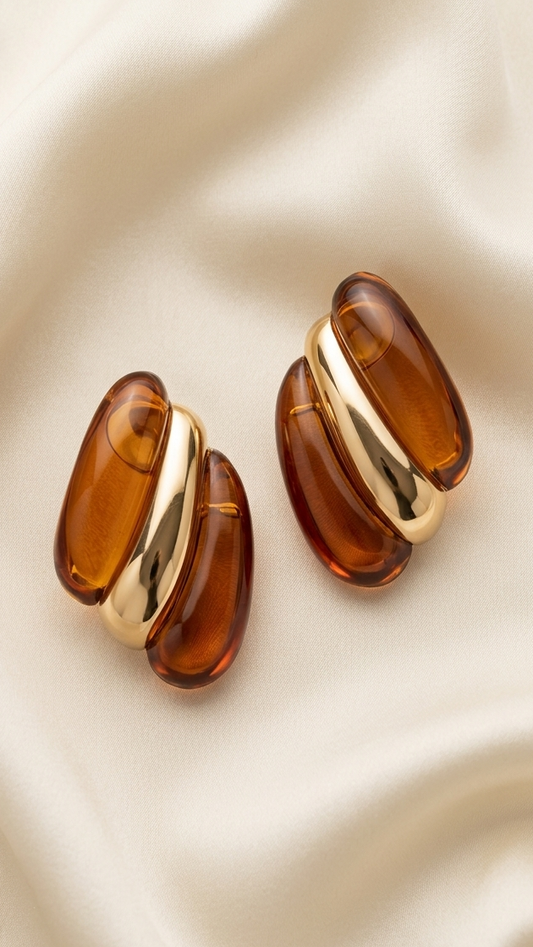 Amber Duo Earrings