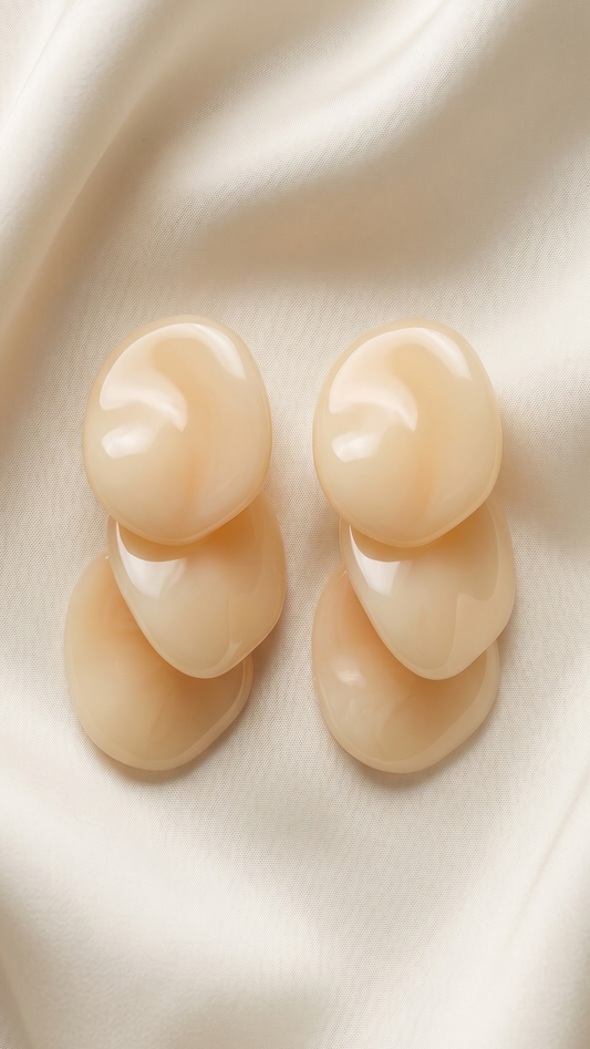 Ivory Cascade Earrings